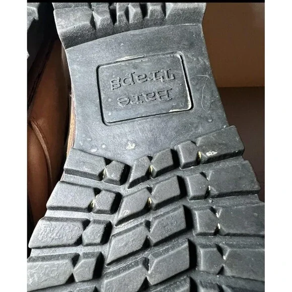 BareTraps Womens Size 6 Brown Suede Leather Ankle Hiking Boots Work Bear Paw - Picture 14 of 16